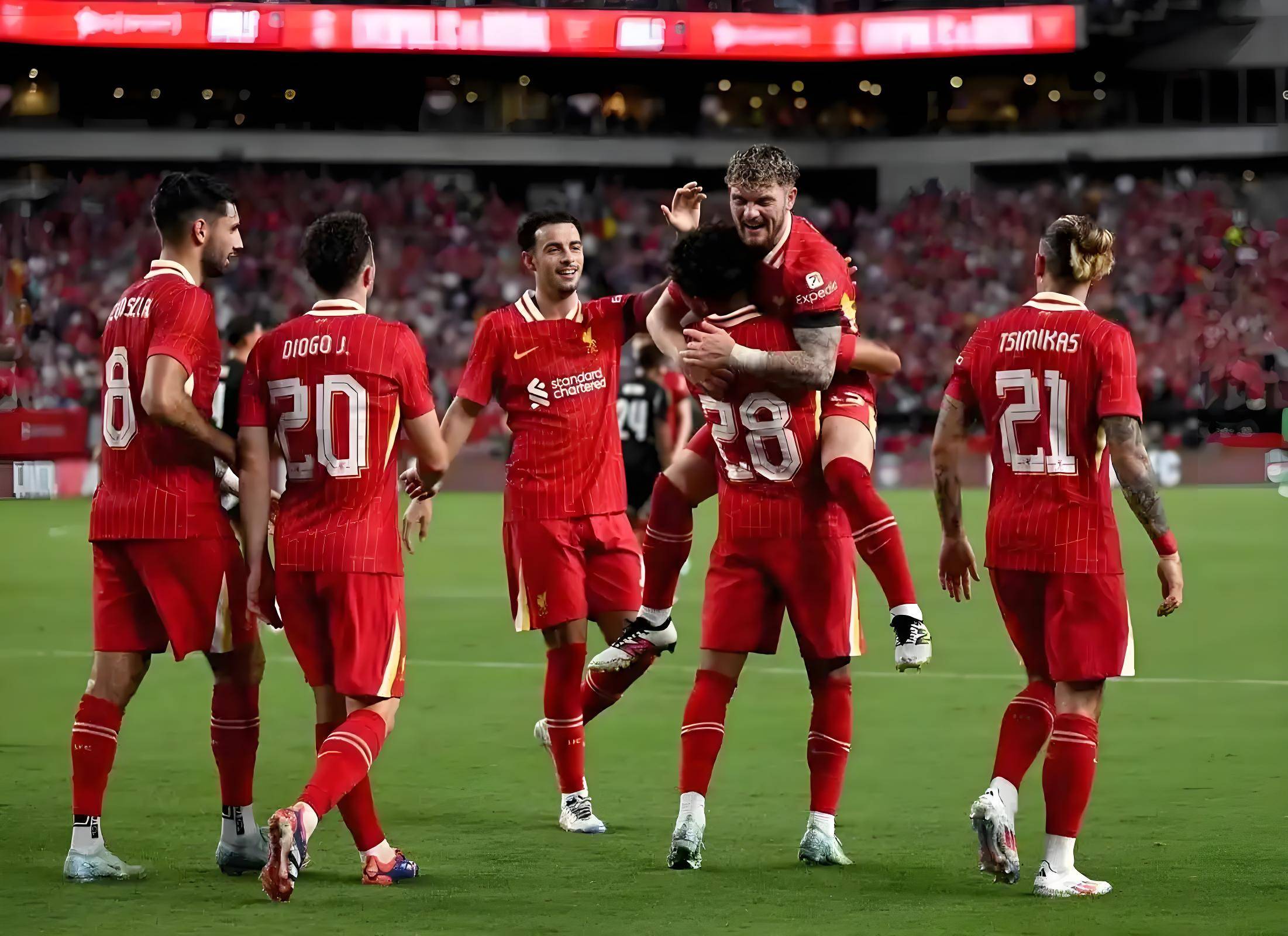 利物浦4-0战胜米兰!欧冠小组赛轻松取胜 利物浦4-0战胜米兰!欧冠小组赛轻松取胜